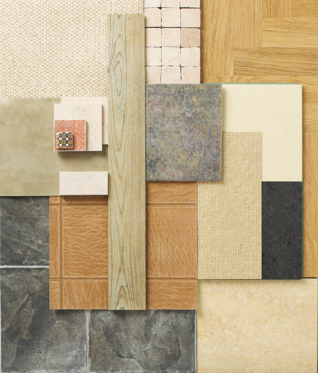 different types of flooring samples in Vancouver WA